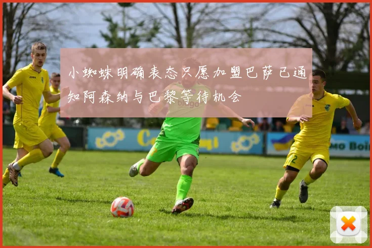 小蜘蛛明确表态只愿加盟巴萨已通知阿森纳与巴黎等待机会